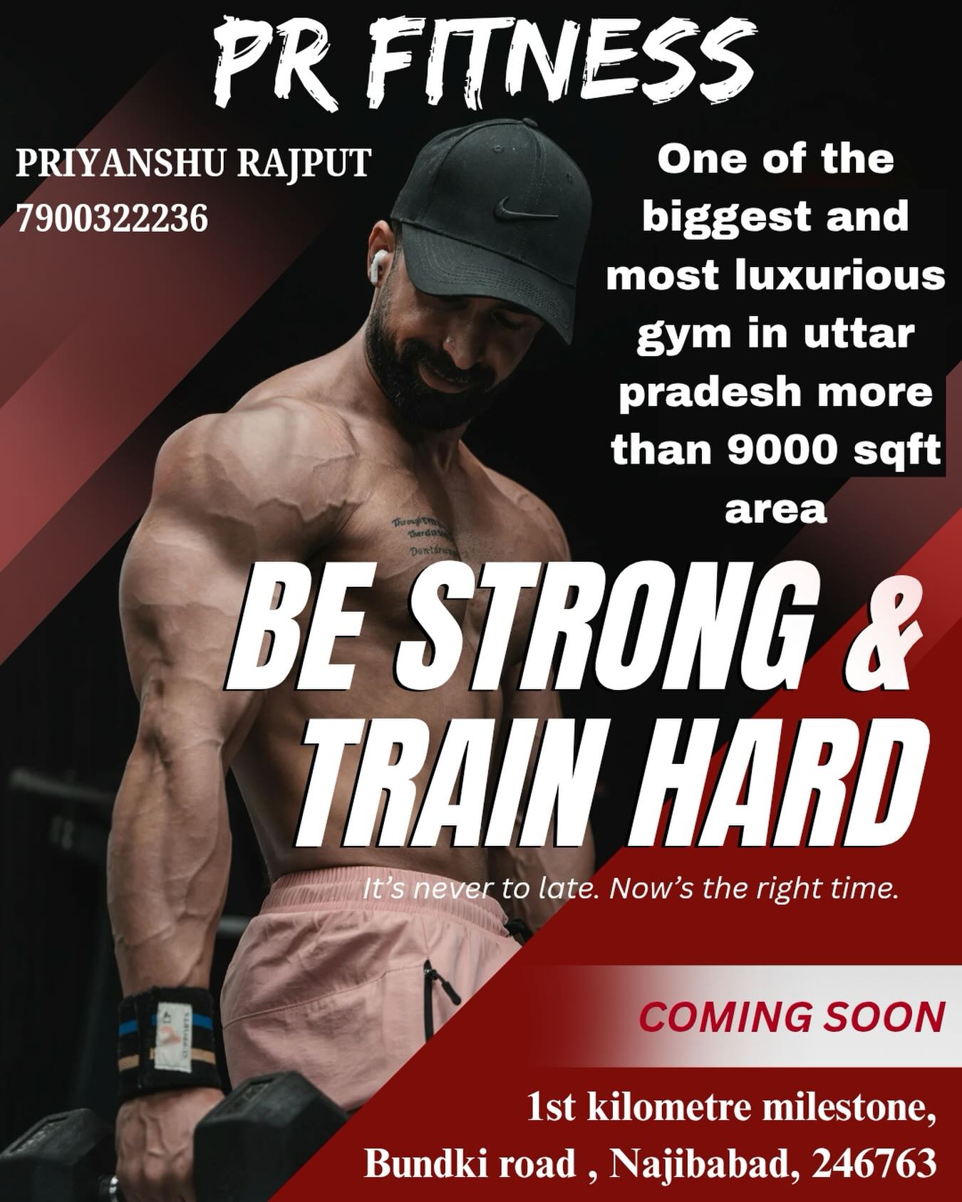 Be Strong Train Hard — PR Fitness